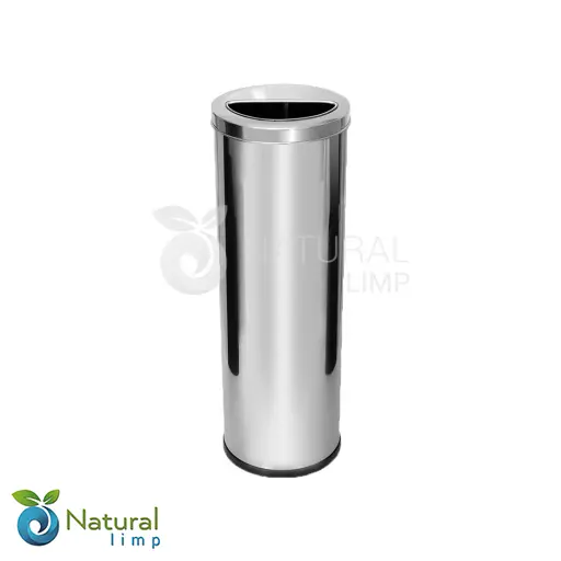 Cesto inox para descarte seletivo