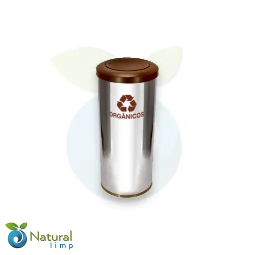Distribuidor de Lixeira inox reciclável e orgânico