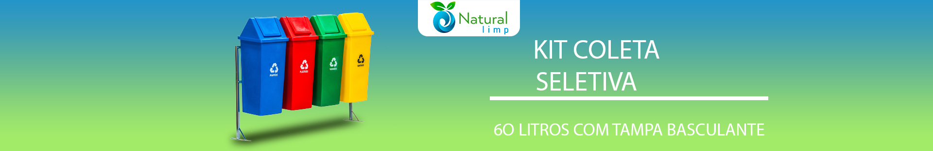 Natural Limp - kit coleta seletiva