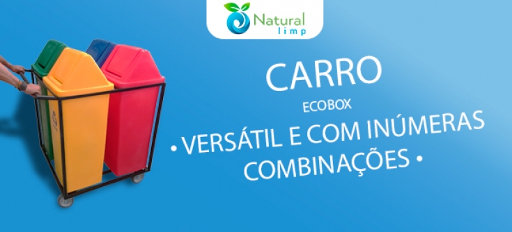 Natural Limp - Ecobox coleta seletiva com inúmeras combinações 