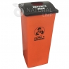 Natural Limp - Coletor para pilhas e baterias tampa personalizada - 40 litros