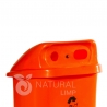 Natural Limp - Coletor de pilhas e baterias - Fixação em poste ou parede - 50 litros