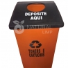Natural Limp - Coletor para cartuchos e toners tampa personalizada - 60 litros