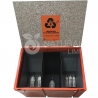 Natural Limp - Caixa reforçada para coleta de lâmpadas com 3 Divisorias