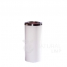 Natural Limp - Lixeira plástica com tampa inox tipo flip-top - 25 litros