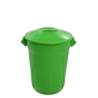 Natural Limp - Lixeira plástica com tampa sobreposta  -  60 litros