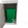 Natural Limp - Lixeira ecológica para coleta seletiva 100 litros