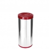 Natural Limp - Lixeira em aço inox Premium com tampa inox colorida - 50 litros