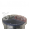 Natural Limp - Lixeira MIX em Inox com 3 Divisões e Tampa em Acrílico - 30 Litros