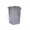 Natural Limp - Lixeira plástica reforçada com tampa sobreposta - 100 litros
