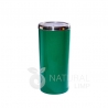 Natural Limp - Lixeira plástica com tampa inox tipo flip-top - 50 litros
