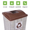 Natural Limp - Lixeira Ecológica 100L Com Tampa Personalizada Plástica