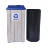 Natural Limp - Lixeira Ecológica 60L Com Tampa Personalizada Plástica