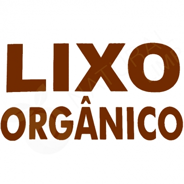 Adesivo para lixo orgânico | Natural Limp