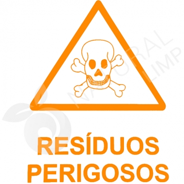 Adesivo para resíduos perigosos | Natural Limp