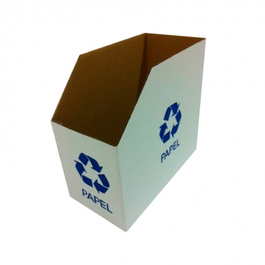 Caixa de papelão coletora tamanho A4 | Natural Limp