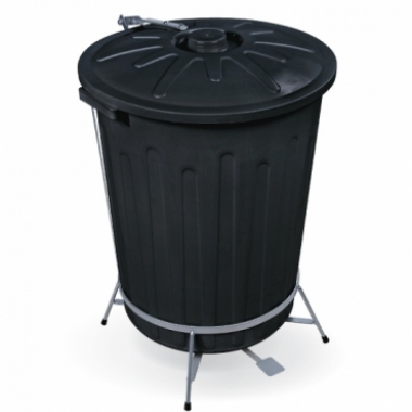 Lixeira Plástica com Pedal - 60 Litros | Natural Limp