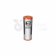Natural Limp - Coletor para pilhas e baterias em inox - 20 litros 