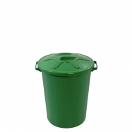 Natural Limp - Lixeira plástica com tampa sobreposta  -  40 litros