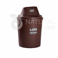 Natural Limp - Lixeira tipo tambor com tampa basculante - 200 litros